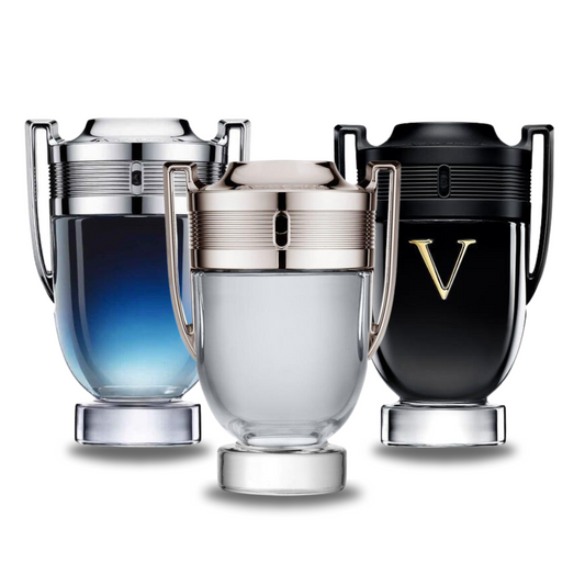 Kit de 3 perfumes Paco Rabanne INVICTUS LEGEND, INVICTUS e INVICTUS VICTORY 100ml